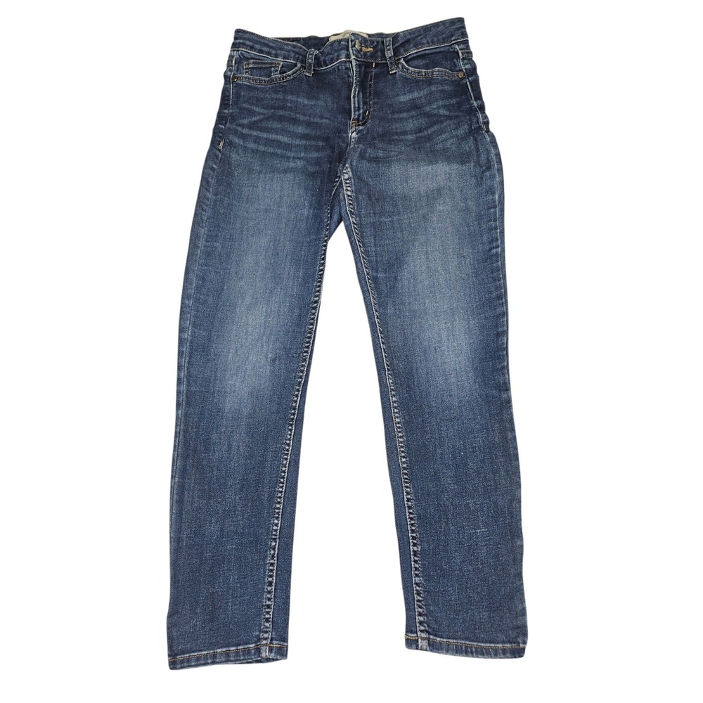 Calvin Klein Ankle Skinny Jeans Medium Wash Stretch Denim Sz 6